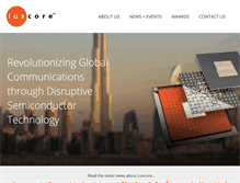 Tablet Screenshot of luxcore.com